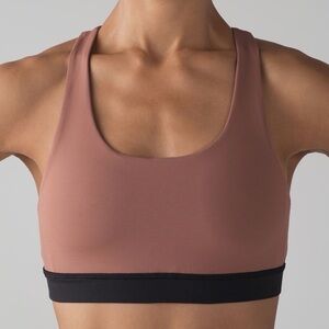 Lululemon Athletica Brown and Black Sports Bra